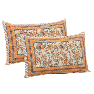 Drap plat en coton imprimé de Jaipur, 200 fils, toutes saisons, écologique, doux pour la peau, taille complète - Product Image 2