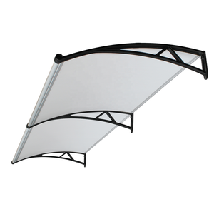 Auvent extérieur DIY avec gouttière <span class=keywords><strong>pour</strong></span> porte d'entrée, <span class=keywords><strong>terrasse</strong></span>, protection contre la pluie, modèle de luxe, auvent de <span class=keywords><strong>terrasse</strong></span> - Product Image 2