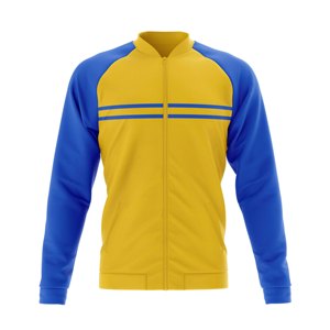Dawnray <b>Men's</b> Blue Color Blocking Varsity <b>Jacket</b> Stand Collar Full Zip Sporty Breathable <b>Lightweight</b> Windproof Autumn Regular - Product Image 5
