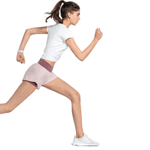 Pantalones cortos de compresión profesionales para mujer – Pantalones cortos deportivos elásticos de cintura alta para entrenamiento en el gimnasio y fitness - Product Image 4