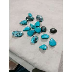 Venta al por mayor de gemas de turquesa 100% natural talladas ovaladas, Firoza iraní pulido de Feng Shui, figurita semipreciosa hecha a mano - Product Image 2