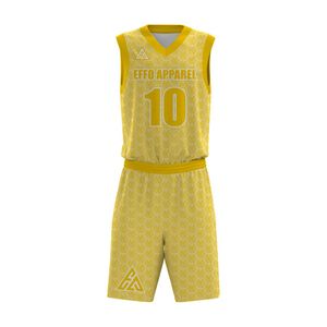 Uniformes de Baloncesto de Jersey 100% Poliéster Sublimados Personalizados de Alta Calidad para Venta en Línea - Product Image 3