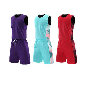 Latest Collection Basketball Uniform for Summer Season Breathable Sublimation Printing Design Your Own Basketball Uniform Set - Product Image 2