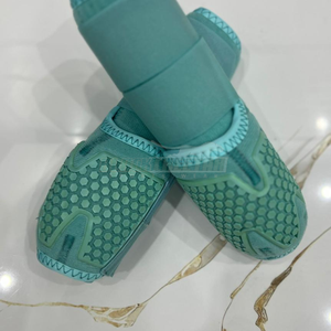Teal Neoprene Horse Leg Boots Shock Absorbing <b>Equestrian</b> Tendon Fetlock Protection Durable Breathable Riding Gear OEM Custom - Product Image 3