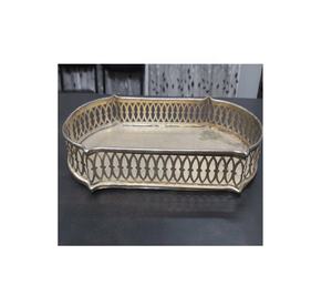 ถาดโลหะโลหะดีไซน์คลาสสิกสำหรับวางบนโต๊ะดีไซน์คลาสสิกทำมือสุดหรูถาดเสิร์ฟโลหะหรูหรา - Product Image 2