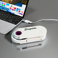 Lector de Tarjetas USB Externo ATM SCR11, Ranuras Multi-en-1, Compatible con ISO7816/EMV2000/PBOC2.0, Blanco, DC+5V, Funcionamiento de -20C~70C