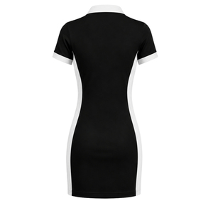 Vestido Deportivo Personalizado Sigma Gamma Rho con Paneles Laterales, Vestido Atlético para Mujer, Manga Corta, Cuello Camisero, Ropa de Equipo, OEM, ODM, Venta al Por Mayor - Product Image 2