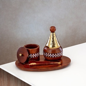 Brûleur à oud de luxe avec boîte de rangement, ensemble traditionnel de mabkhara, parfum d'intérieur, décoration de majlis et ensemble cadeau, aromathérapie durable pour la maison - Product Image 2