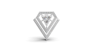 Aarinya – Bague unisexe de luxe minimaliste en or 18 carats avec diamant de laboratoire géométrique taille brillant et sertissage en canal – Cadeau de mariage - Product Image 3