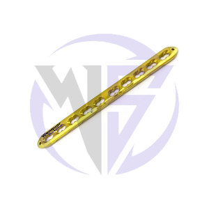 Plaque de compression chirurgicale colorée de 2,7 mm à verrouillage, droite, 6 à 10 trous, pour implants vétérinaires osseux - Product Image 4