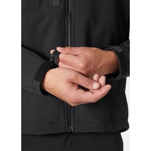 Chaqueta Softshell Personalizada OEM para Invierno, con Cuello Alto y Capucha, Impermeable y Resistente al Viento, Estilo Formal para Trabajo al Aire Libre y Senderismo - Product Image 3