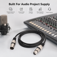 Câble d'extension de microphone blindé personnalisé 1m 3m 5m 10m, câble XLR 3 broches mâle vers femelle pour mixeur, enregistrement studio, audio