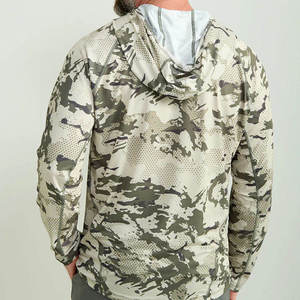 เสื้อตกปลาแขนยาวลายพรางสำหรับผู้ชาย UPF 50 ผ้าโพลีเอสเตอร์ระบายอากาศได้ดี - Product Image 3