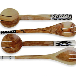 Ustensiles à salade écologiques uniques, compatibles lave-vaisselle, pour la cuisine à domicile, fabriqués en Inde - Product Image 1
