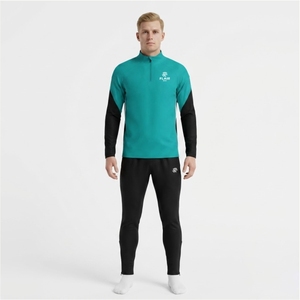 Combinaison d'entraînement de football professionnelle à col zippé pour hommes, adultes et enfants - Product Image 2