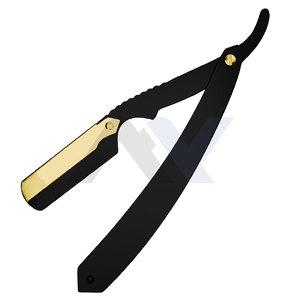 Navaja de Afeitar Profesional para Hombre, Navaja de Afeitar Clásica de Acero Inoxidable, Afeitado Suave, Personalización del Color del Logotipo - Product Image 4