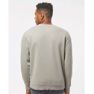 360g Cotton Pullover Wholesale Long Sleeve Embroidery Custom Logo Blank Men's <b>Sweatshirts</b> Deep Grey - Product Image 4