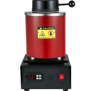 Horno Eléctrico Digital para Fundir Oro de 1350W, Temperatura Máxima 2102F, Capacidad de 3 kg, Aplicación para Fundir Metales - Product Image 1