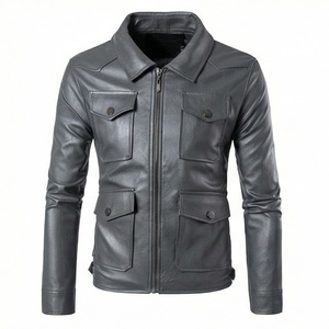 Veste de moto en cuir véritable pour homme de qualité supérieure, nouvelle arrivée, vestes de moto d'hiver, protections amovibles, personnalisables - Product Image 1