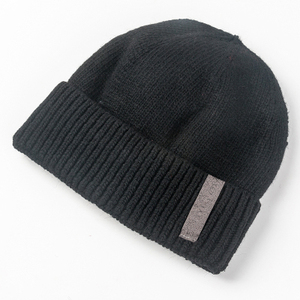 oem personalize adult knit beanies wholesale custom embroidered logo 100% acrylic warm winter <b>hat</b> manufacturer - Product Image 1