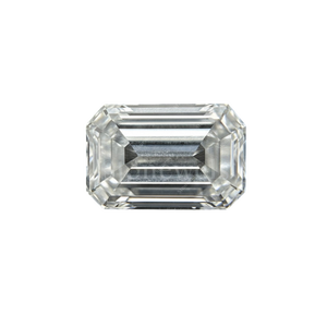 Diamant de laboratoire HPHT CVD de qualité supérieure, taille émeraude, DEF VVS VS1, certifié IGI, diamant non monté pour la fabrication de bijoux fins - Product Image 1