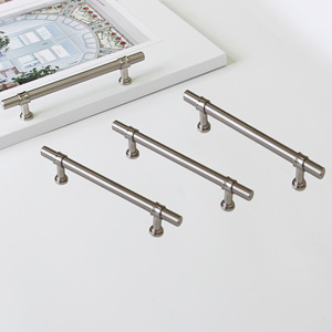 Eco-Friendly Modern Zinc Alloy Tubular Cabinet Handle Minimalist <b>Bar</b> <b>Pull</b> <b>for</b> Kitchen Bathroom Nightstands Furniture - Product Image 3