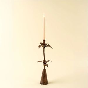 Vintage Copper Rose Candle Stand Luxury Metal Taper <b>Candlestick</b> Holder For Wedding Centerpieces Christmas Party Home Decor Stand - Product Image 1