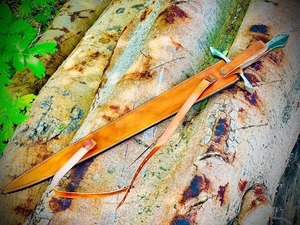 ดาบเหล็กทำมือแบบกำหนดเอง พร้อมปลอกหนัง ใบมีดตรง - Product Image 5