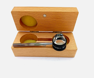 4 Goniolentilles à miroir avec manche détachable, lentilles Goniolentilles dans un étui en bois protecteur. - Product Image 6