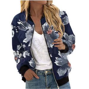Premium Everyday Women Printing Varsity <b>Jackets</b> Comfortable Pullover Apparel For Casual Seasonal Collections - Product Image 6