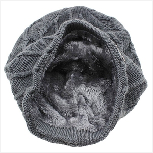 Bonnet d'hiver confortable pour homme en tricot doux, chaud et extensible, avec logo personnalisé, style décontracté, accessoire de mode pour l'hiver - Product Image 3