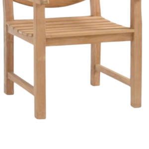 Silla individual en oferta, hecha de madera de teca con estilo moderno, adecuada para uso en exteriores en el jardín o en la terraza de la casa. - Product Image 3