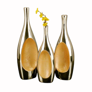 Elegance Stainless Steel Tabletop <b>Vase</b> Handmade Hammered Metal Decorative Flower <b>Vase</b> for Home Living Room - Product Image 6