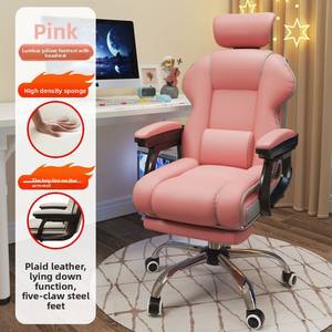 Fauteuil de <span class=keywords><strong>Bureau</strong></span> Boss Ergonomique Grand Dossier en Cuir PU Réglable avec Roulettes à Prix Abordable - Product Image 3