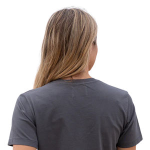Camiseta de Manga Corta con Cuello en V Personalizable para Mujer, de Lona Ecológica, Certificada GOTS, Premium, Suave, Transpirable y de Secado Rápido - Product Image 6
