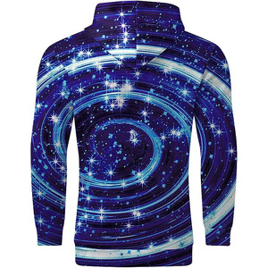 Sweat-shirt à capuche surdimensionné vintage personnalisé de haute qualité en tissu éponge épais avec broderie pour homme - Product Image 4