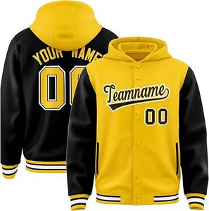 Veste d'hiver confortable pour homme, style Letterman, col montant, logo frontal, coupe-vent, haute qualité, écologique, service OEM - Product Image 1