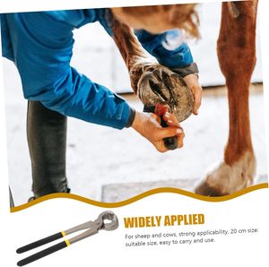 Alicates para Pezuñas de Caballos, Cabras, Ovejas y Cerdos, Herramientas de Herrador de Alta Resistencia de 12 Pulgadas para Pezuñas Gruesas, Extractor de Clavos y Alicates de Corte - Product Image 3