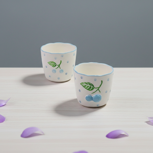 Taza de Té de Porcelana Fina de Primera Calidad 3460983CUPC-0.2, Nueva, con Estampado de Limón Amarillo y Espiral - Product Image 6