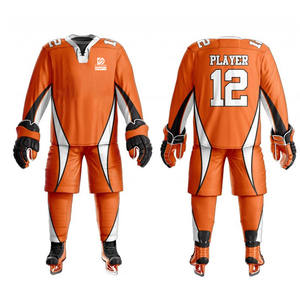 Uniforme de hockey sur glace respirant avec logo personnalisé, fabrication professionnelle, vêtements de sport, uniforme de hockey sur glace en vente en ligne - Product Image 3