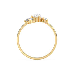 Bague REYES en argent sterling 925 faite à la main avec moissanite certifiée GRA, accessoires pour femmes, cadeau de mariage, bijoux fins, cadeaux d'anniversaire - Product Image 6