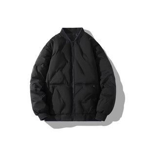 Veste matelassée légère isolée pour hommes de haute qualité coupe-vent chaud hiver randonnée col montant personnalisable Service OEM - Product Image 3