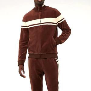 Conjunto Deportivo de Invierno para Hombre, Chaqueta con Cierre y Pantalones Jogger de Terciopelo, Fabricación Personalizada al por Mayor, Ropa Deportiva Casual Premium - Product Image 6
