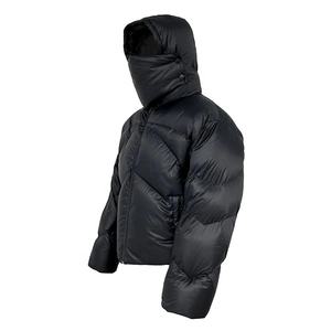 Chaqueta acolchada de lona ligera a prueba de viento para hombre de High Street, abrigos recortados de invierno para exteriores de talla grande, Capucha con cuello levantado - Product Image 3