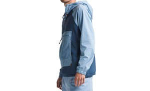 Men's Color Block Hooded Quarter-Zip Windbreaker <b>Jacket</b> with Front Pocket Quick Dry <b>Lightweight</b> <b>Summer</b> Casual Outerwear - Product Image 6