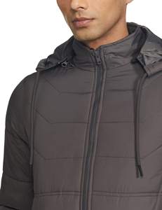 Chaquetas de Burbuja para Hombre con Logotipo Personalizado, Chaqueta de Invierno para Hombre a Prueba de Viento con Mangas Completas, Estilo Burbuja, Servicio Personalizado OEM - Product Image 6