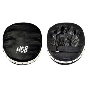 Style OEM Custom Professional Boxing Focus Mitts – Durable PU Leather Curved <b>Pads</b> for Training & Sparring - Product Image 5