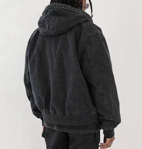 Sudadera con Capucha de Doble Capa para Hombre, Tejido Grueso, Térmica y Cálida, Venta Directa de Fábrica - Product Image 4