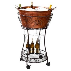 Cubo de hielo de acero inoxidable de primera calidad para enfriar champán, vino y cerveza con construcción duradera. - Product Image 3