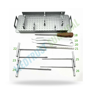 Kit d'instruments pour petits fragments, pour la chirurgie orthopédique des membres supérieurs - Product Image 4